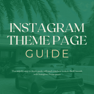 Instagram THEME PAGE GUIDE